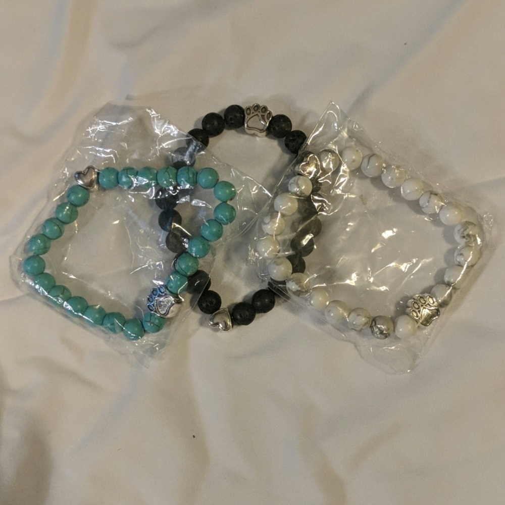 Love my dog bracelets.